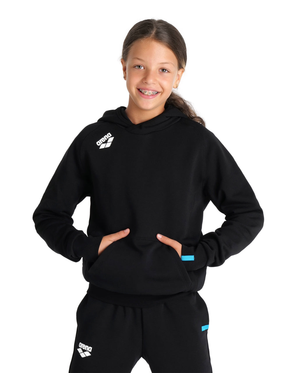 Arena Team Junior Hooded Panel Sweatshirt