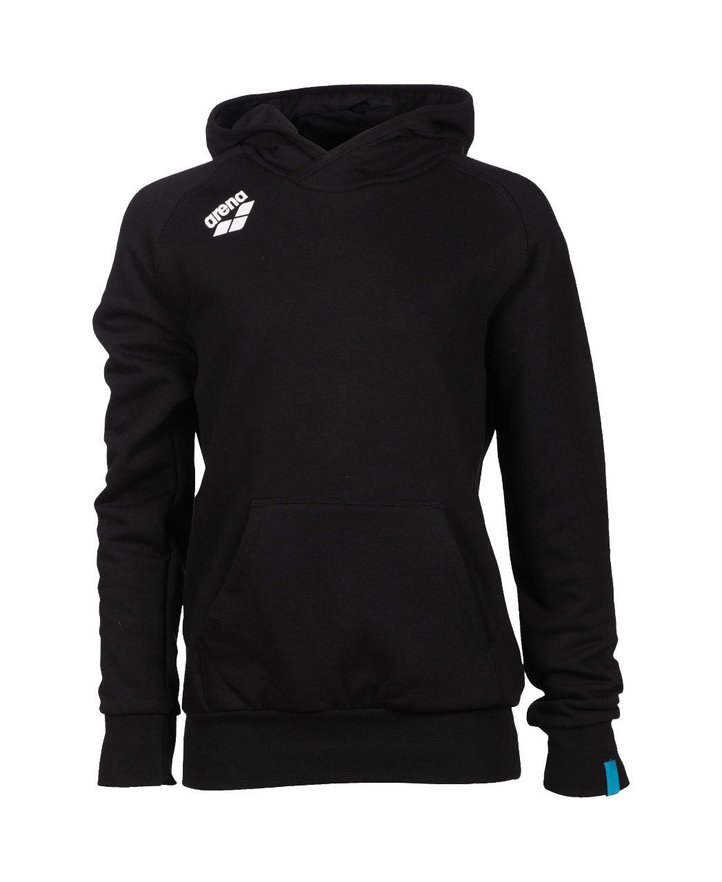 Arena Team Junior Hooded Panel Sweatshirt - Black