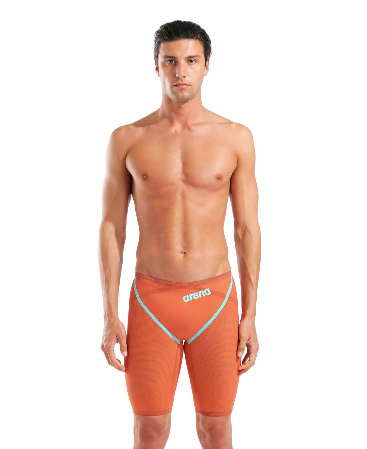 Men's Powerskin Carbon Glide Jammer LE Sunset Coral Arena