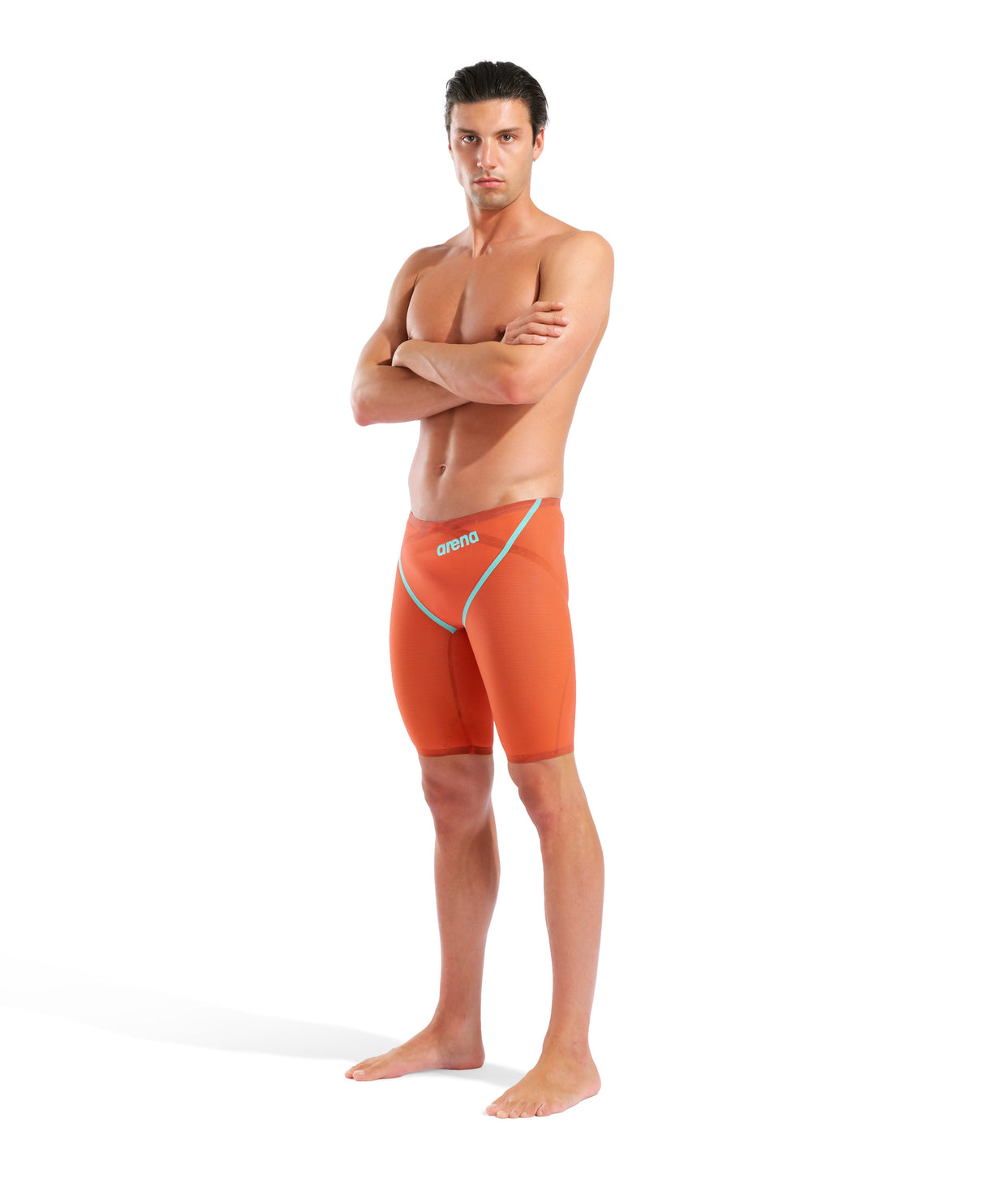 Men's Powerskin Carbon Glide Jammer LE Sunset Coral Arena
