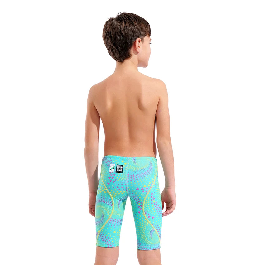 Boys Powerskin ST NEXT LE Racing Jammer - Fireflow Seaglass Arena