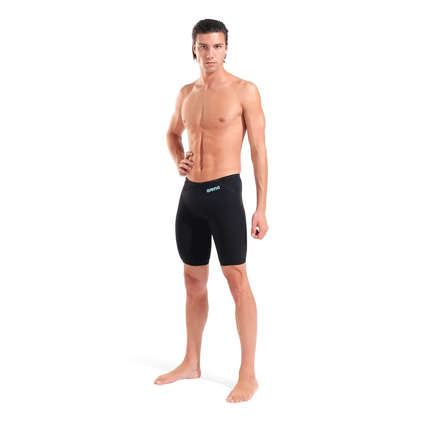 Men's Powerskin Carbon AIR3 Racing Jammer Black-Teal - Arena