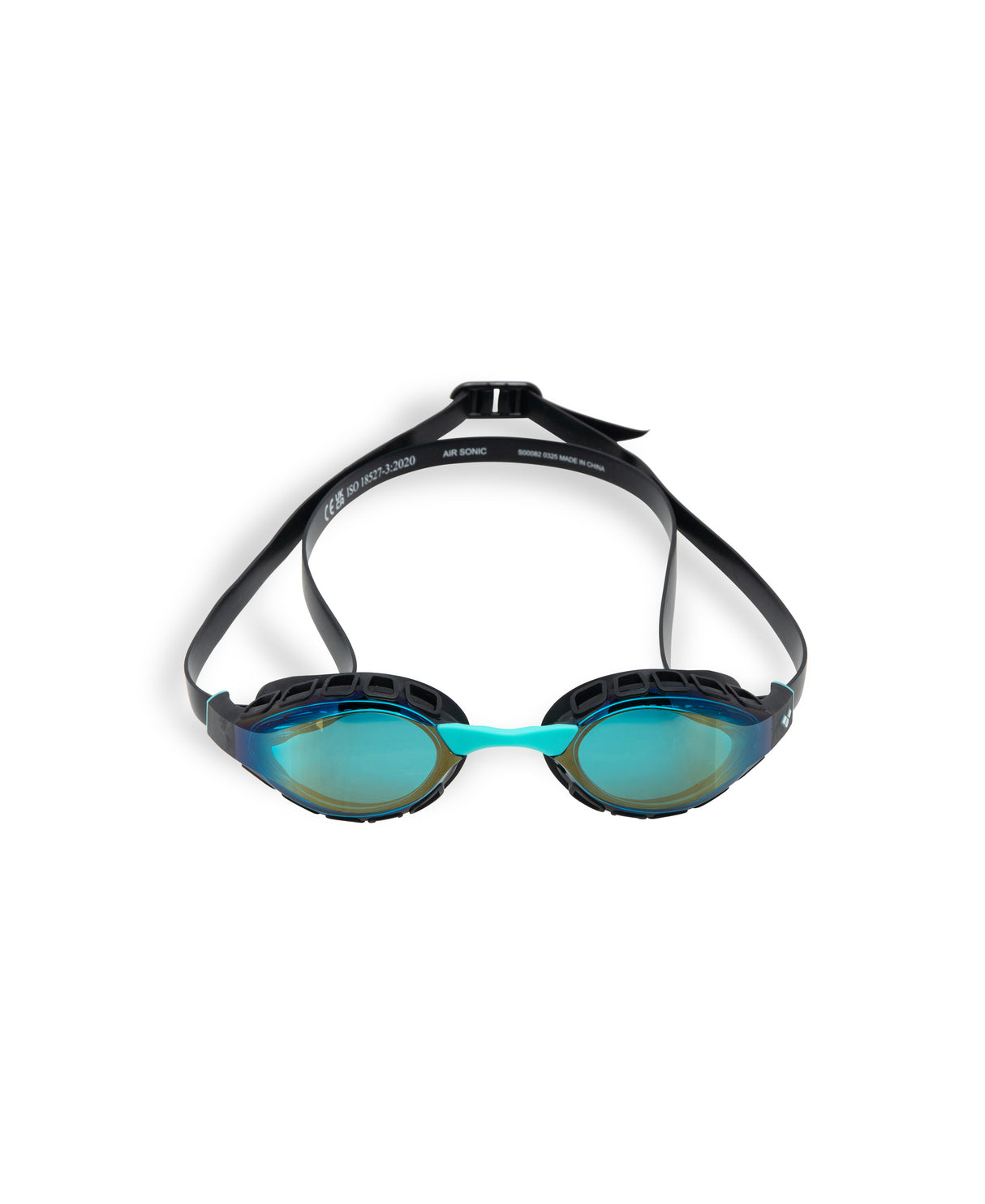 Air Sonic MIrror Aqua-Black Racing Goggle (Outdoors) Arena