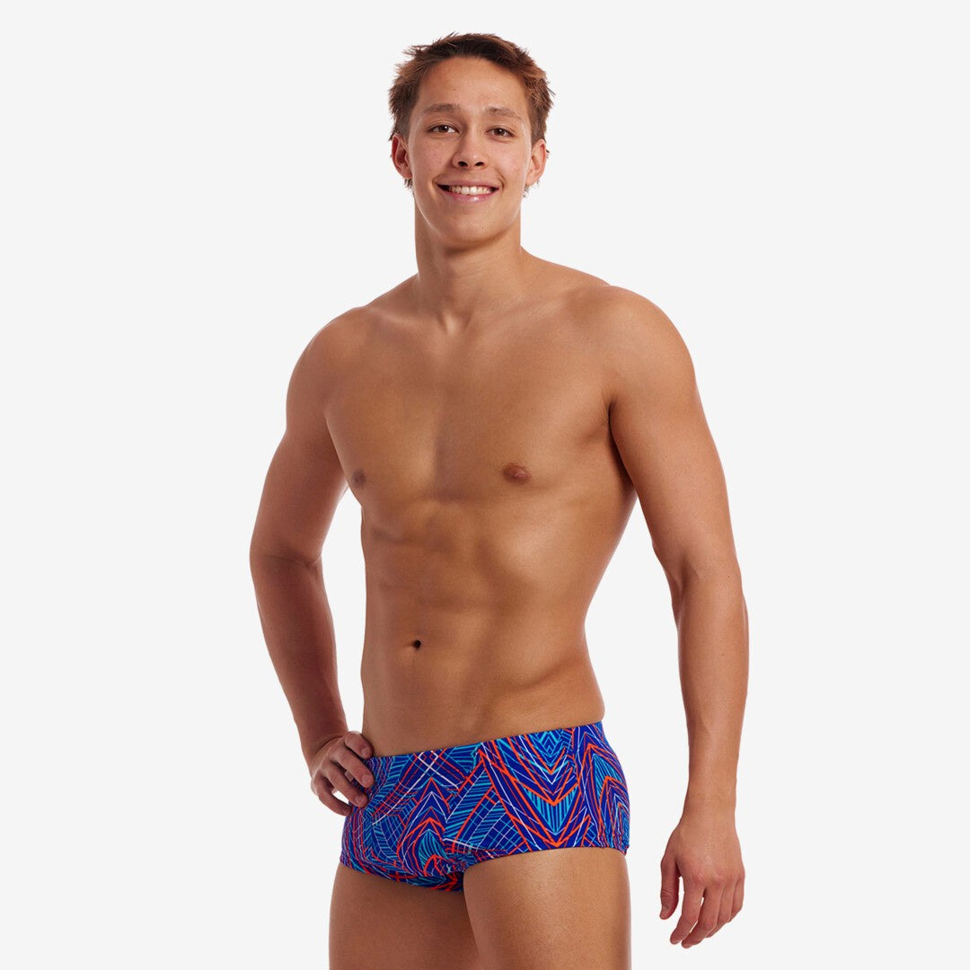 Mens Frequency Classic Swim Trunks - Funky Trunks