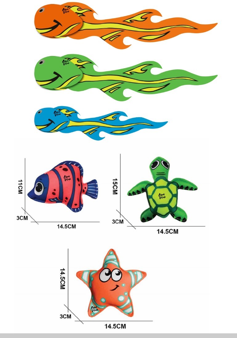 Dive Fish Tails 3pcs/Set