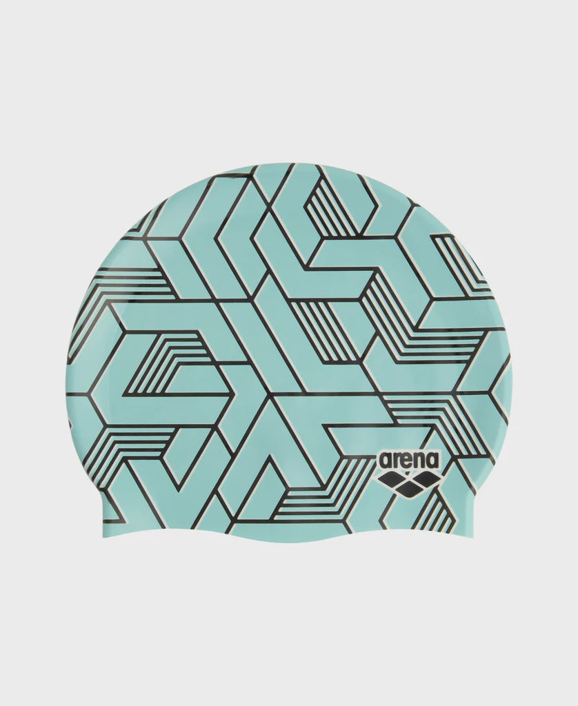 Arena Silicone Swim Cap Print 2 - Escape