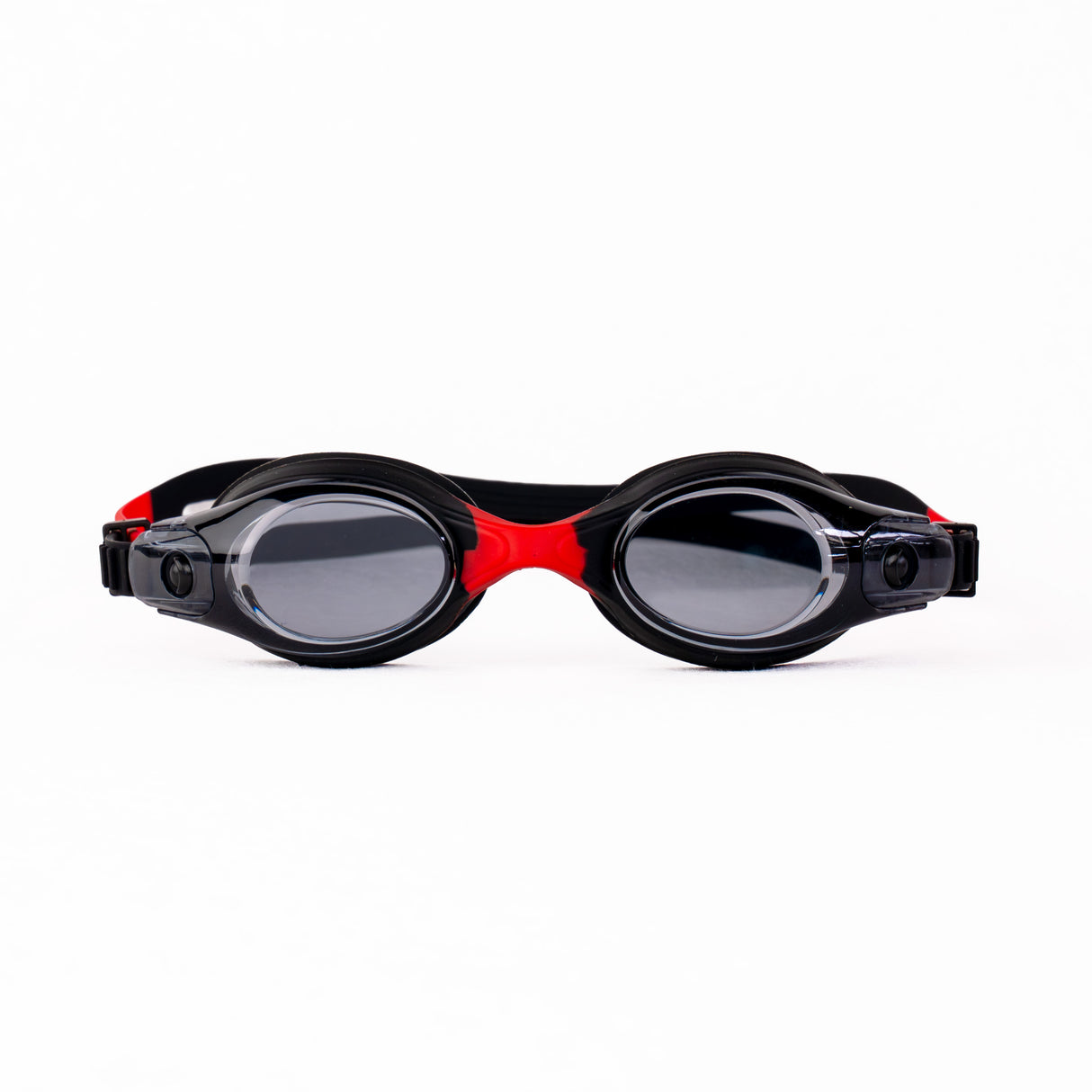Stripey Junior Goggle Black-Red