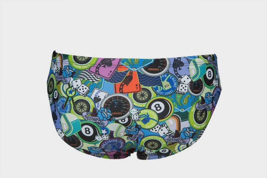 Boy's Brief Phantasy Prints Moto Patches - Arena