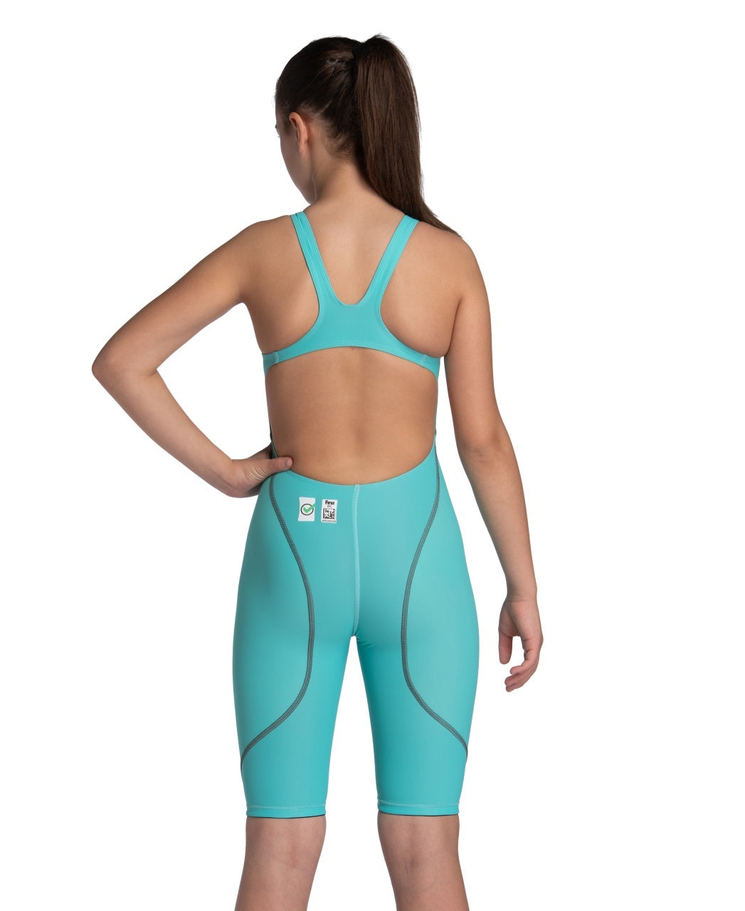 Girls Powerskin ST NEXT Solid O/Back Racesuit Arena