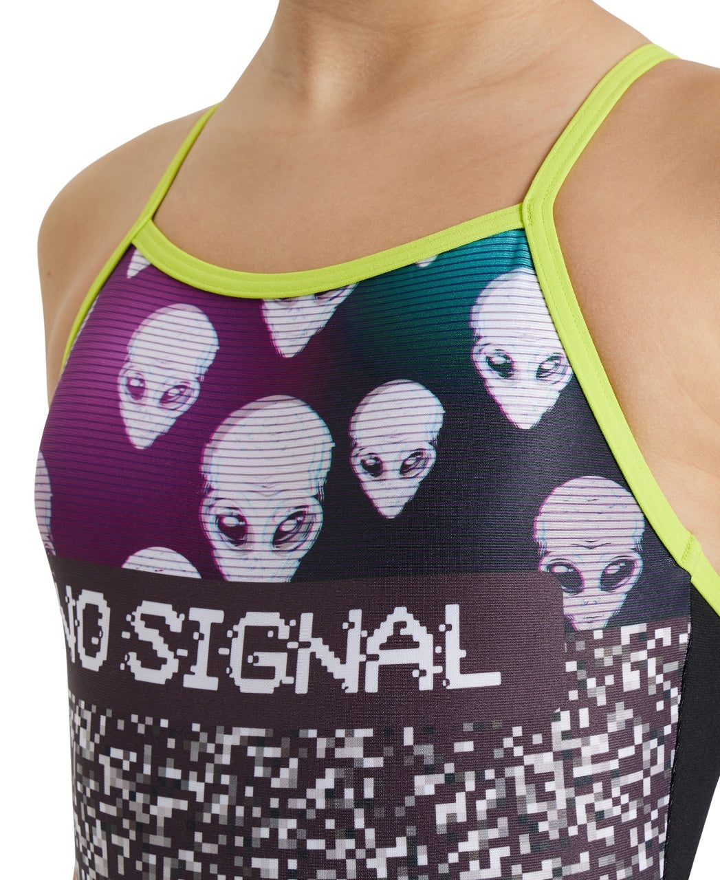 Girl's Crazy Arena Swimsuit Lightdrop Back