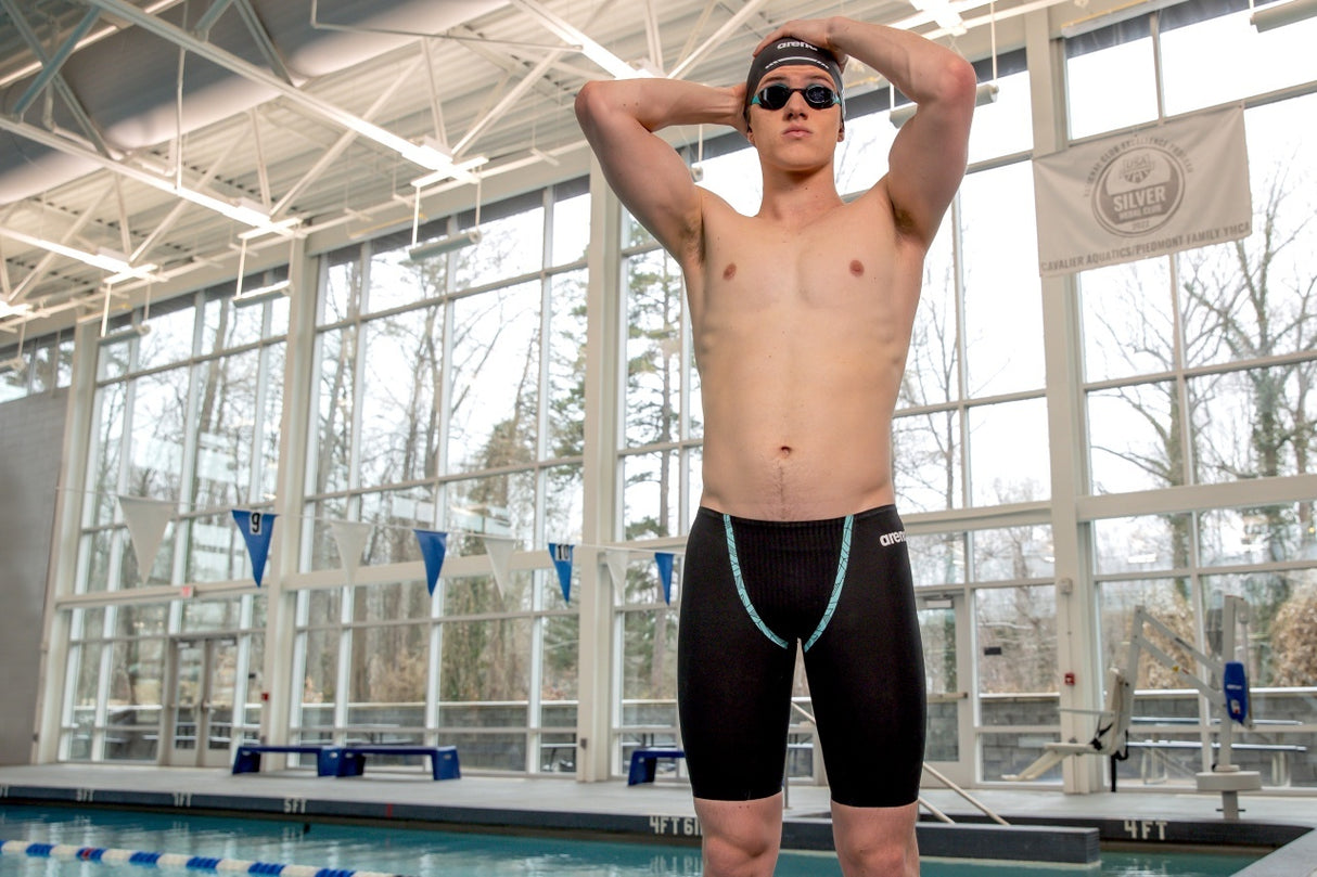 Men's Powerskin Primo Racing Jammer Black-Teal Arena