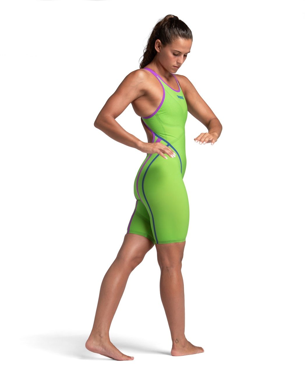 Women's Powerskin Primo SL Openback Racesuit Emerald Boa Arena