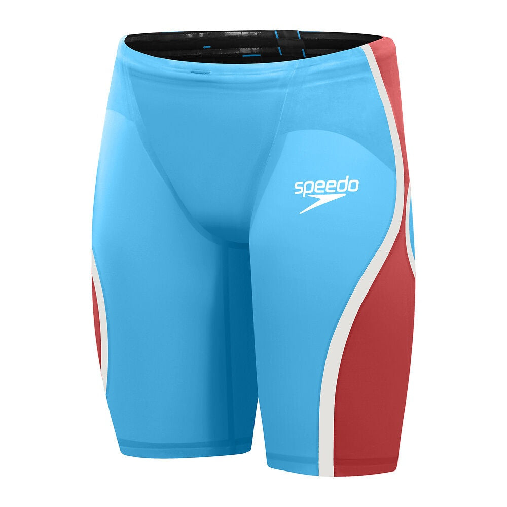 Speedo Men's Fastskin LZR Pure Intent 2.0 Racing Jammer - Blue/Red