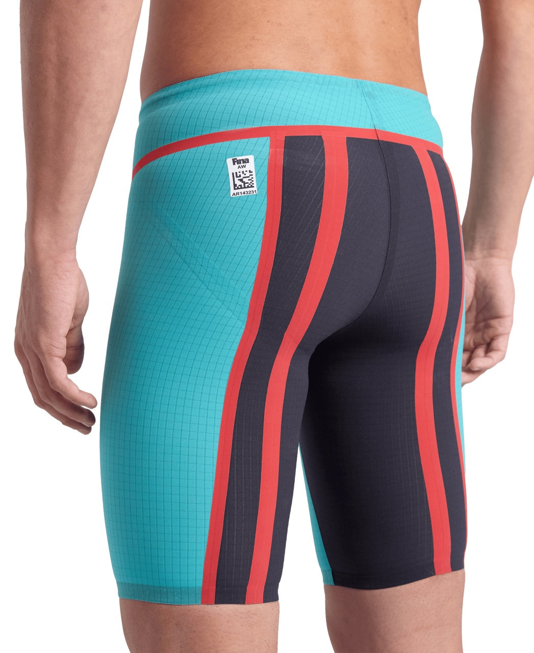 Men's Powerskin Carbon Core FX LE Racing Jammer - Turquoise/Metallic Arena