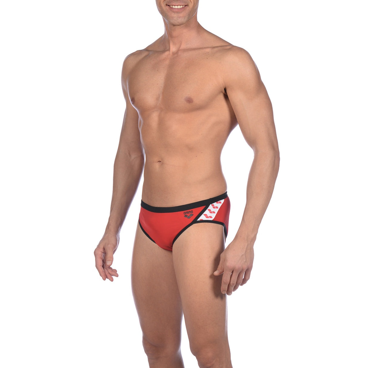 Men's Team Stripe Swim Brief Arena
