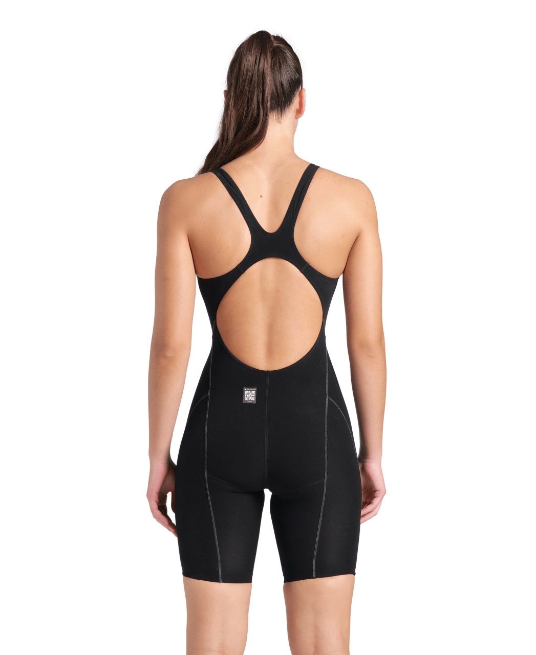 Women's Powerskin Impulso O/Back Racesuit - Black/Teal Arena
