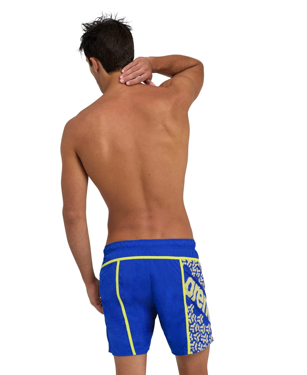 Men's Arena Pro_File Beach Boxer Logo Watershort