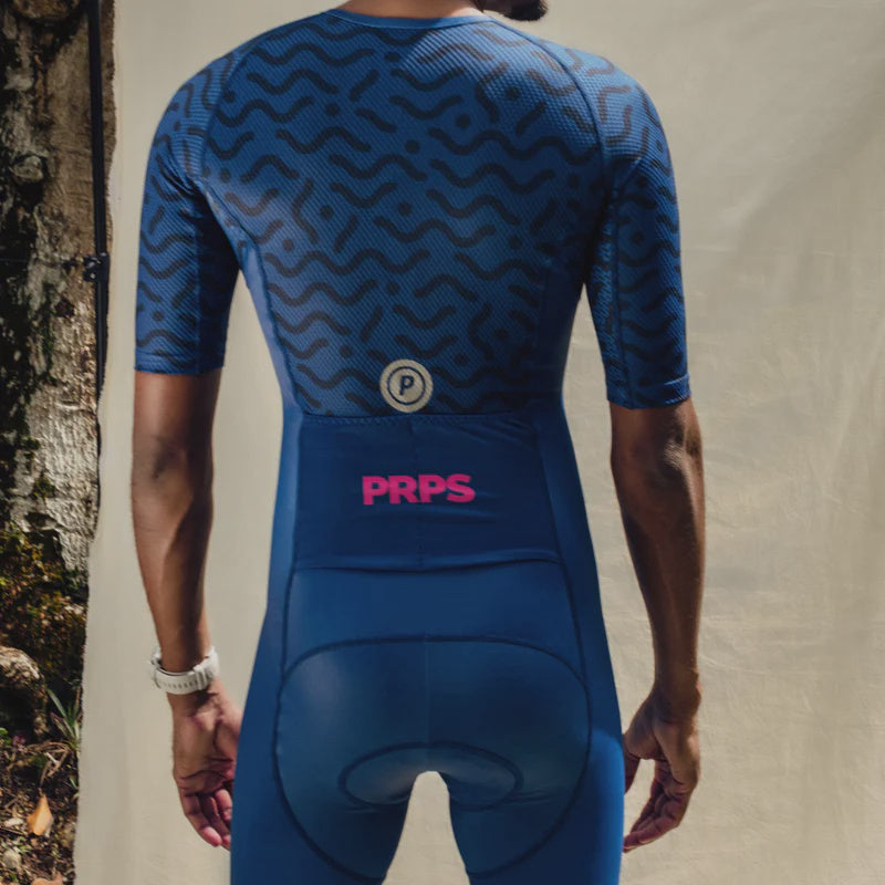Mens PRPS Classics Hypermesh™ PRO S/Sleeve Racing Tri Suit - Midnight Blue