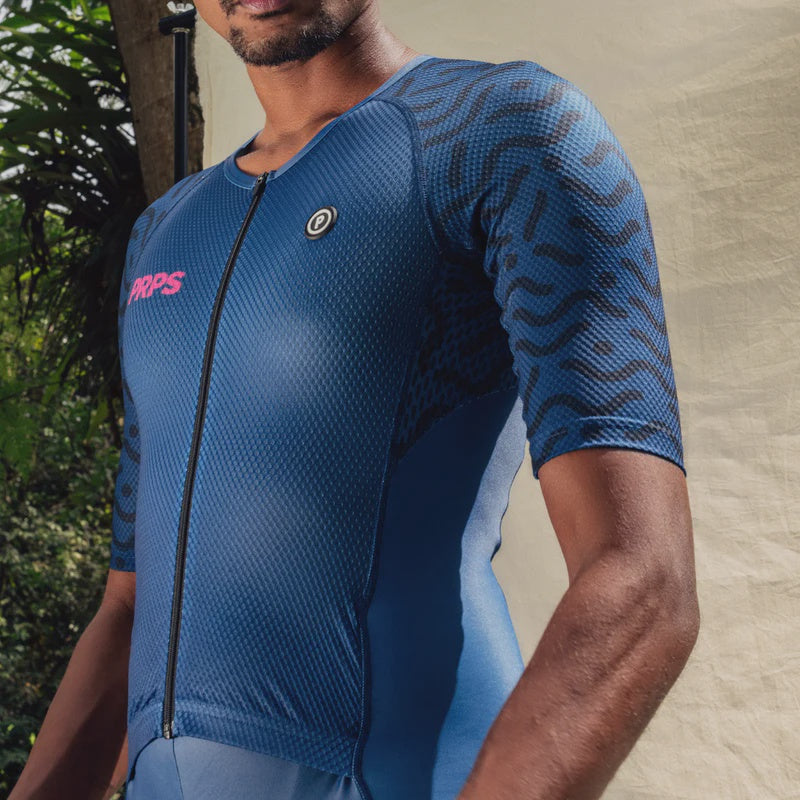 Mens PRPS Classics Hypermesh™ PRO S/Sleeve Racing Tri Suit - Midnight Blue