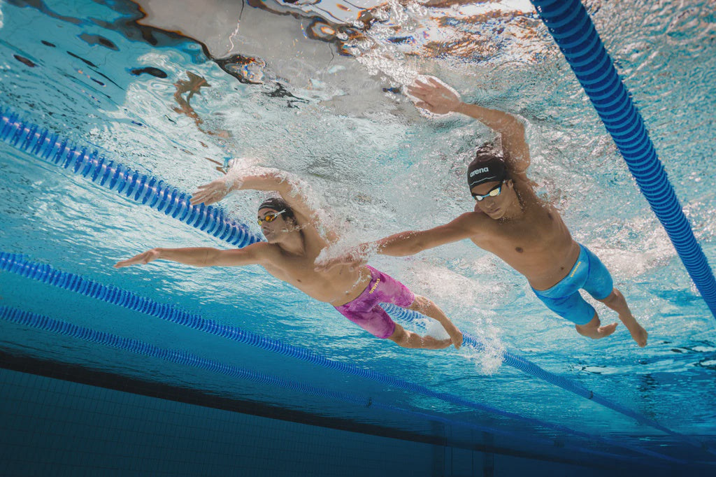 Men's Powerskin Carbon Glide Jammer LE Tie-Dyed Cobalt Arena