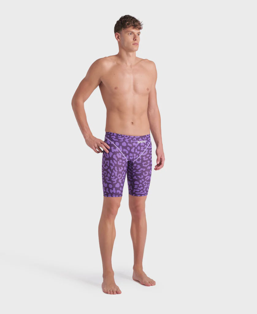 Mens Powerskin ST NEXT LE Racing Jammer - Leopard Skin Violet Arena
