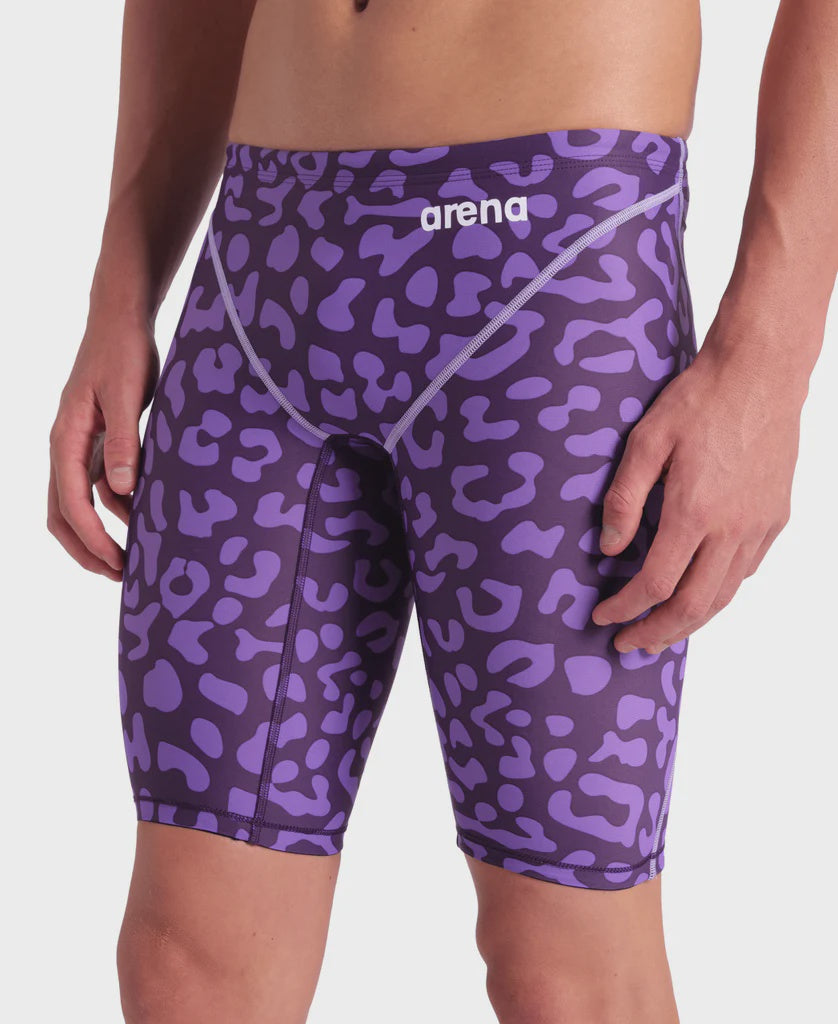 Mens Powerskin ST NEXT LE Racing Jammer - Leopard Skin Violet Arena
