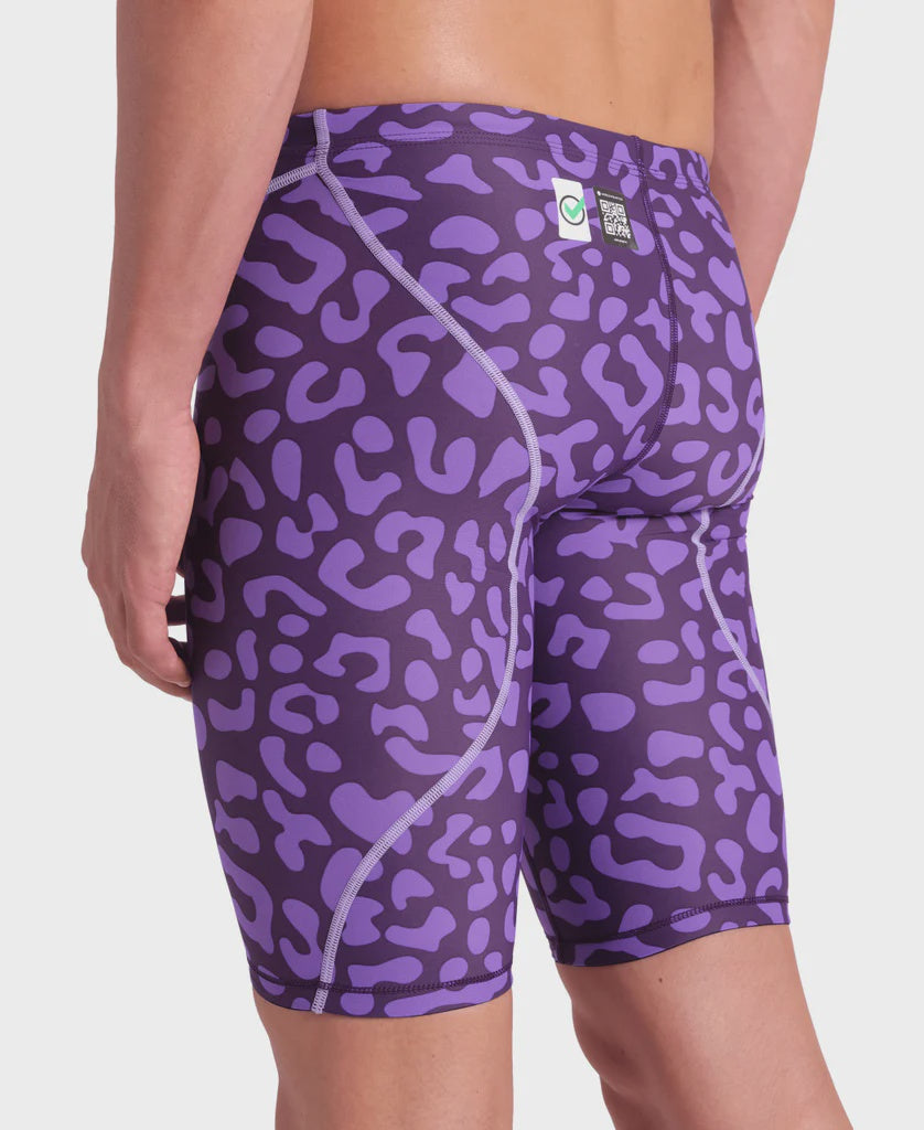 Mens Powerskin ST NEXT LE Racing Jammer - Leopard Skin Violet Arena