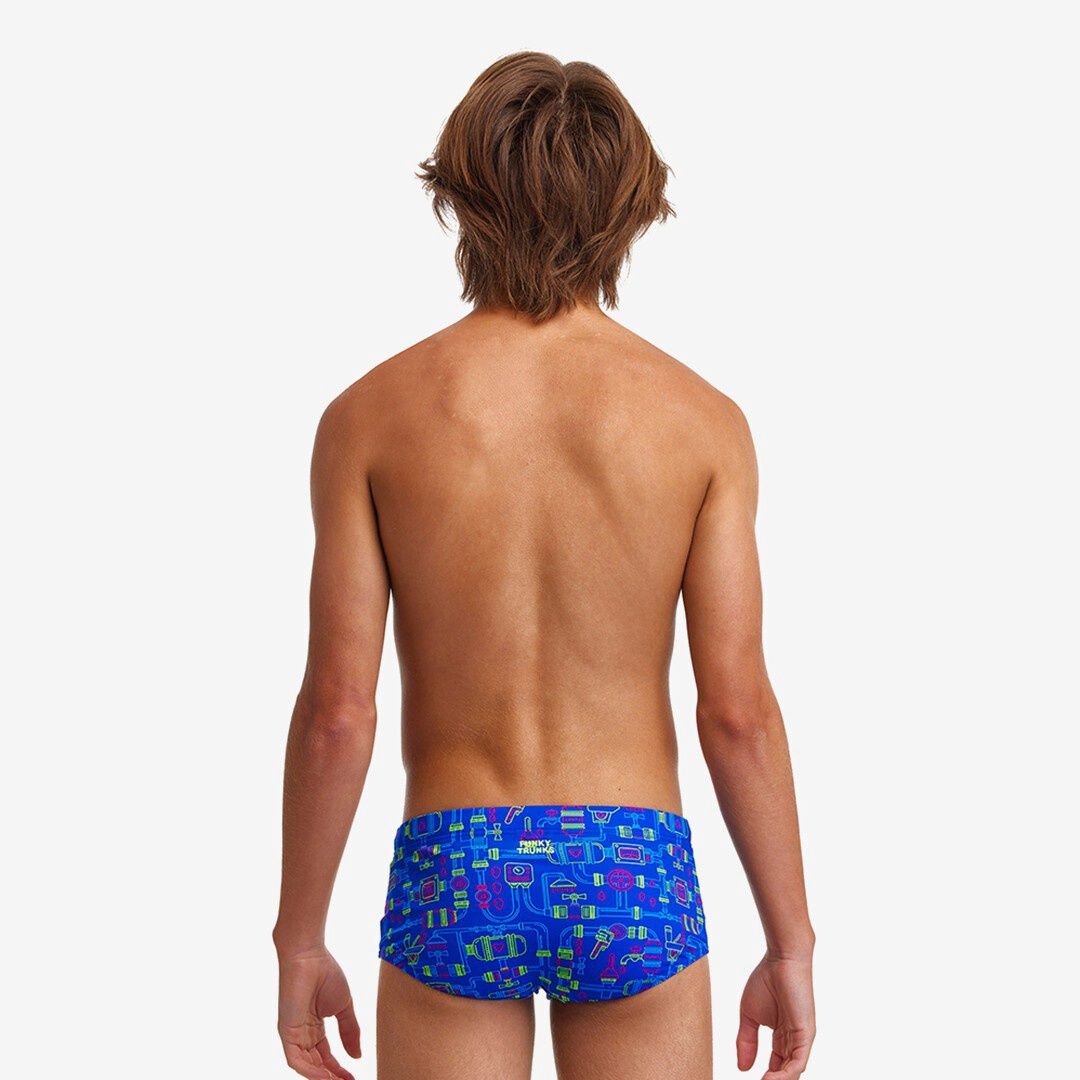 Boys Backed Up Sidewinder Swim Trunks - Funky Trunks