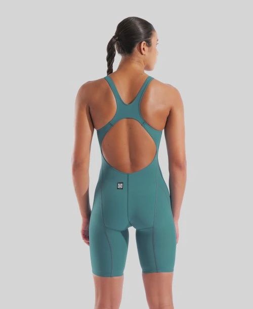 Women's Powerskin Impulso O/Back LE Racesuit - Biscay Bay/Cherry Arena