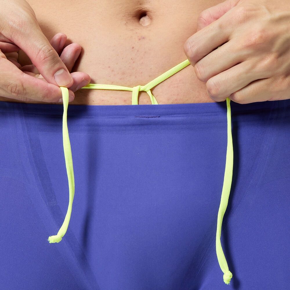 Speedo Men's Fastskin LZR Pure Intent 2.0 Racing Jammer - Deep Royal/Cobalt/Hyper Yellow