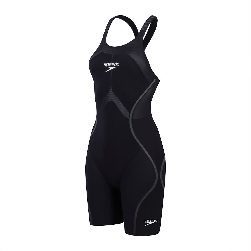 Speedo Women's Fastskin Pure Intent 2.0 O/Back Kneeskin Racesuit - Black/Iridescent