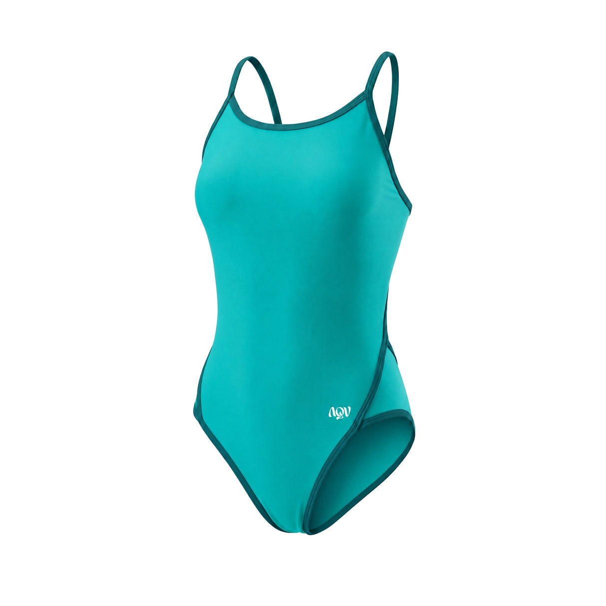 AQV Women's Essentials Thin Strap 1 Pce Swimsuit