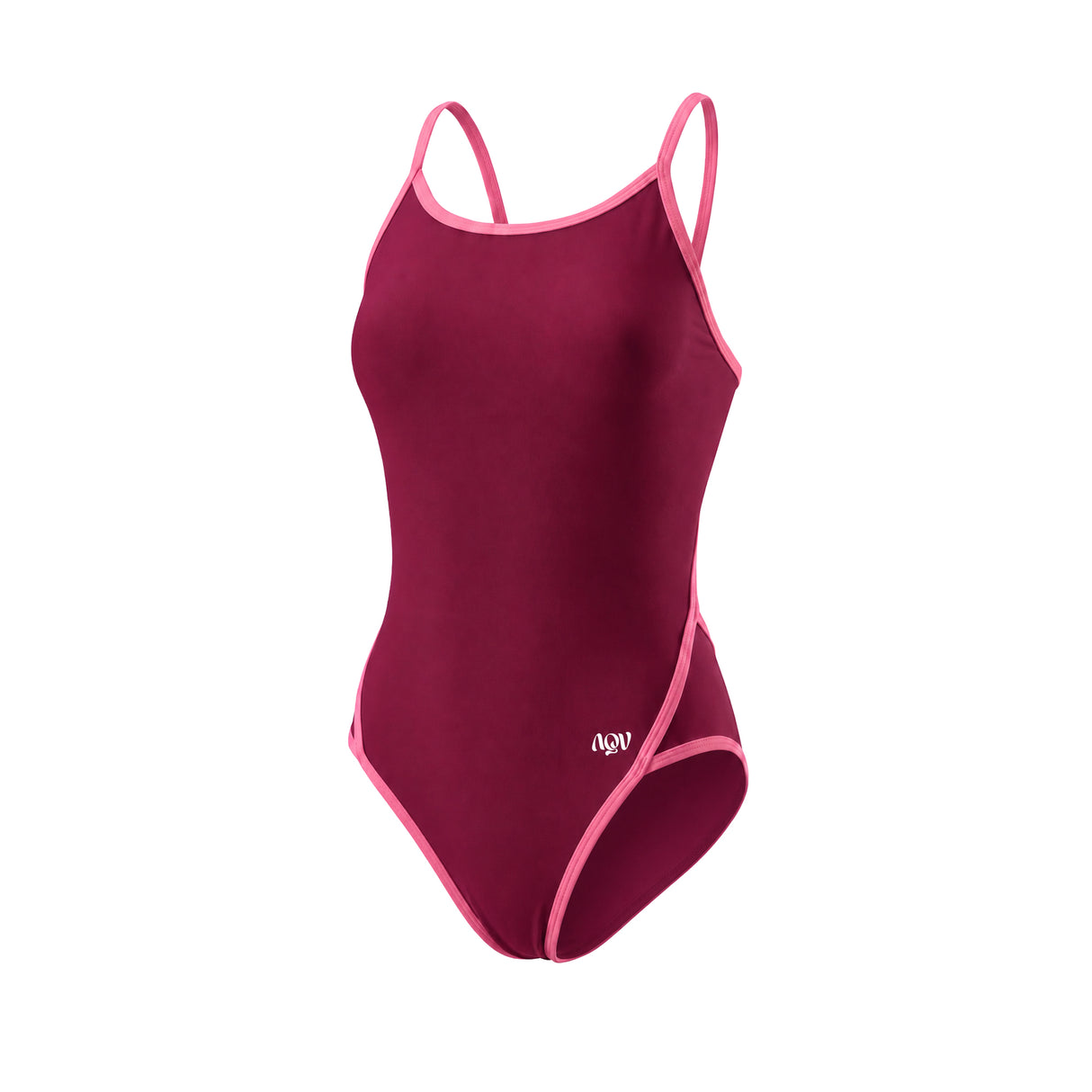 AQV Women's Essentials Thin Strap 1 Pce Swimsuit