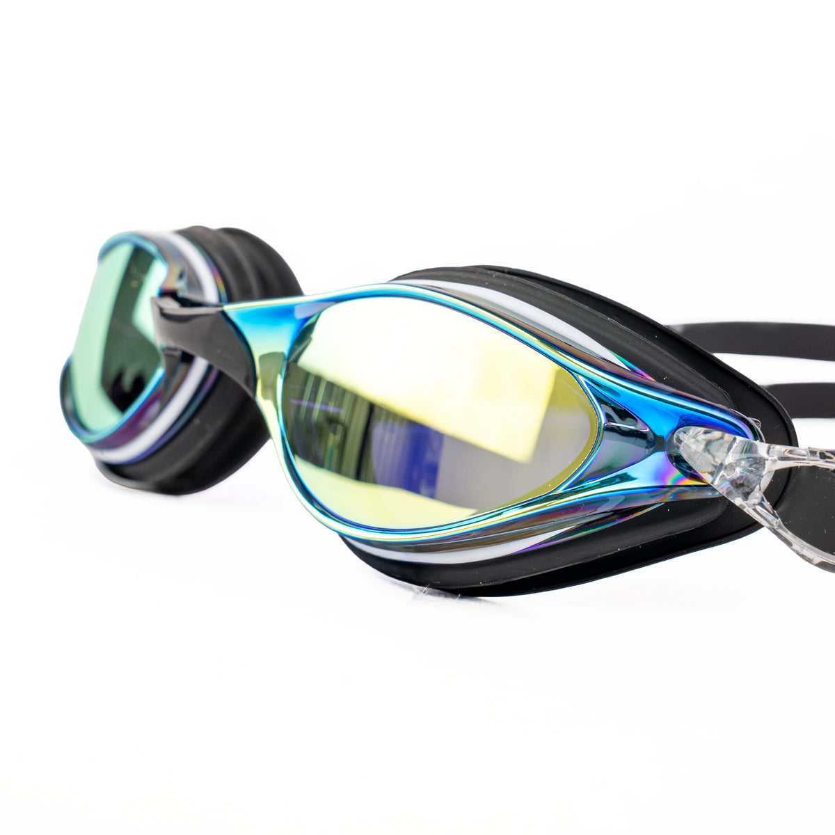 Aquavision P3 Fitness Swimming Mirror Goggle - Black