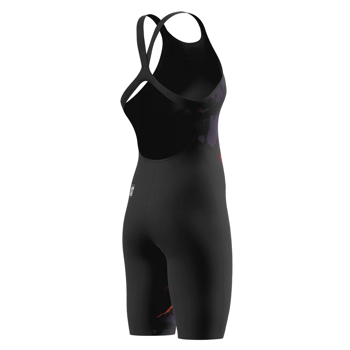 Women's Fastskin LZR Pure Valor 2.0 Openback Racing Kneeskin - Black/Ember Speedo