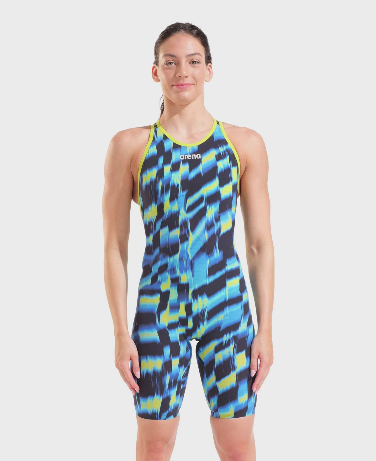 Women's Powerskin Carbon AIR3 O/Back LE Racesuit Aqua-Gleam - Arena