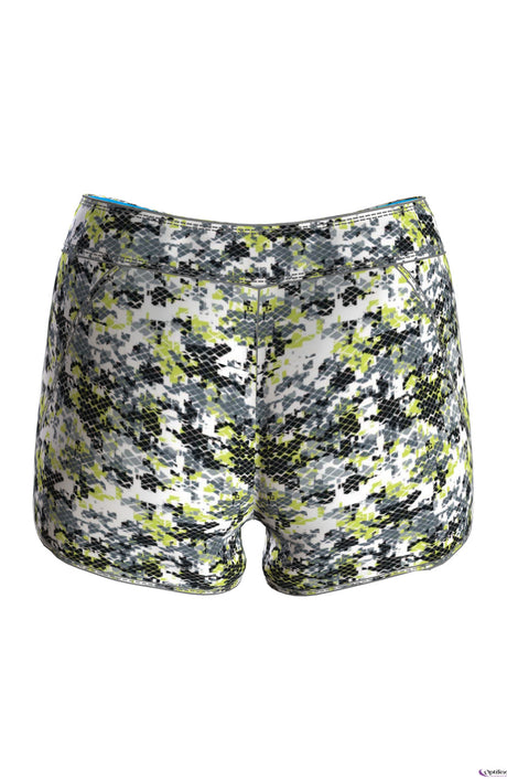 Arena Women's Gym Short - Camou Soft Green