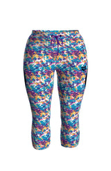 Arena Women's 3/4 Tights - Camou Mirtilla-Black