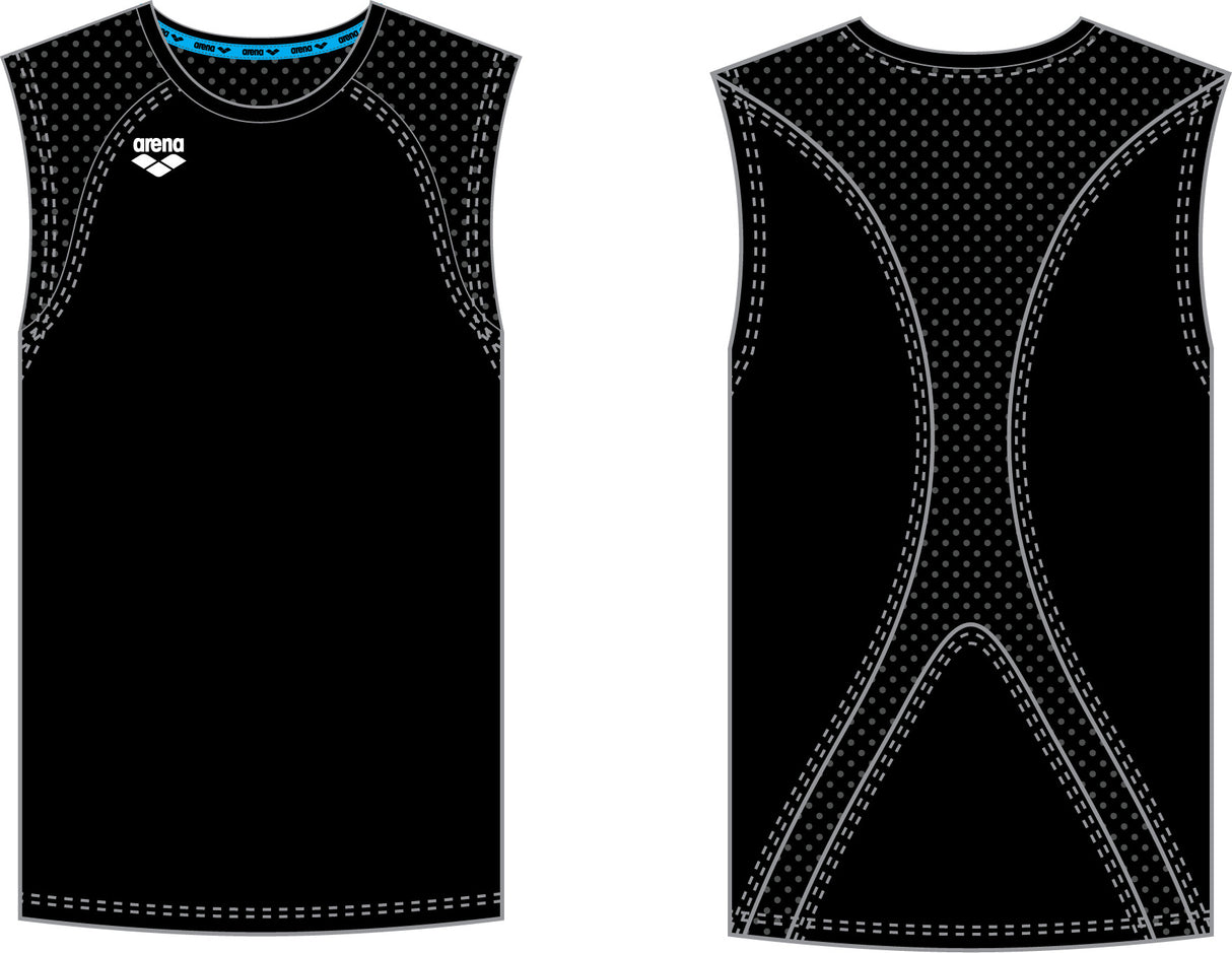 Arena Men Gym Sleeveless Tee Black