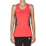 Arena Women Run Tank Top Fluo Red-Black