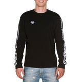 Arena Men Long Sleeve Shirt Team -Black-White-Black