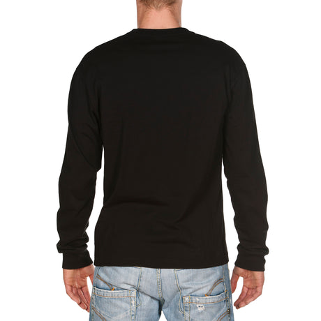 Arena Men Long Sleeve Shirt Team -Black-White-Black