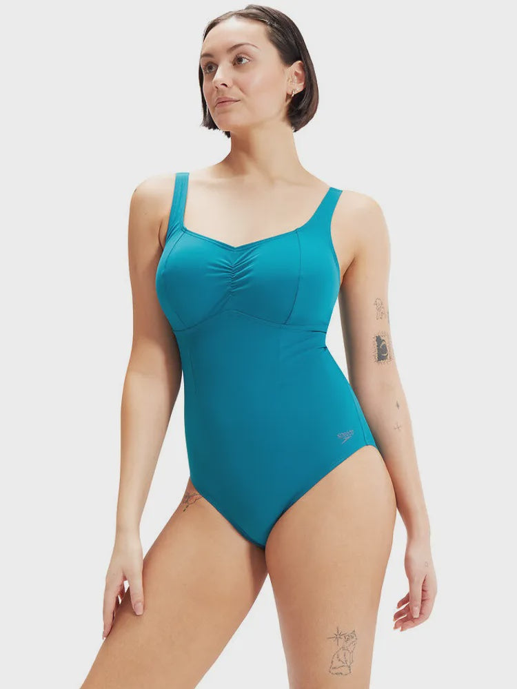 Women's Shaping V-Neck 1 Piece Swimsuit Speedo
