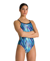 Women's Swimsuit Speed Stripes Challenge Back 1 Piece