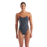 Women's Swimsuit Lace Back Solid Arena
