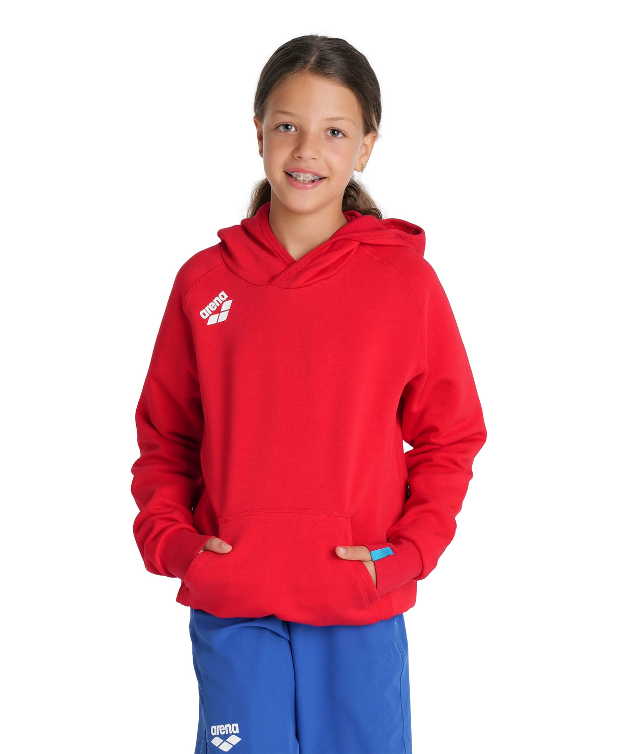 Arena Team Junior Hooded Panel Sweatshirt