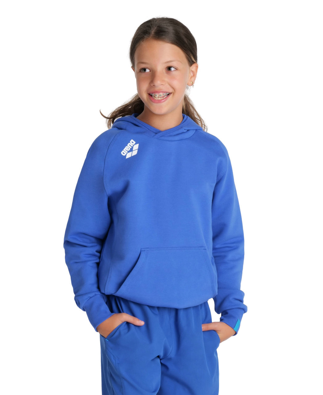 Arena Team Junior Hooded Panel Sweatshirt