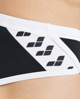 Arena Performance Men's Icons Solid Swim Briefs - Black-White