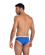 Arena Performance Men's Icons Solid Swim Briefs - Royal-White
