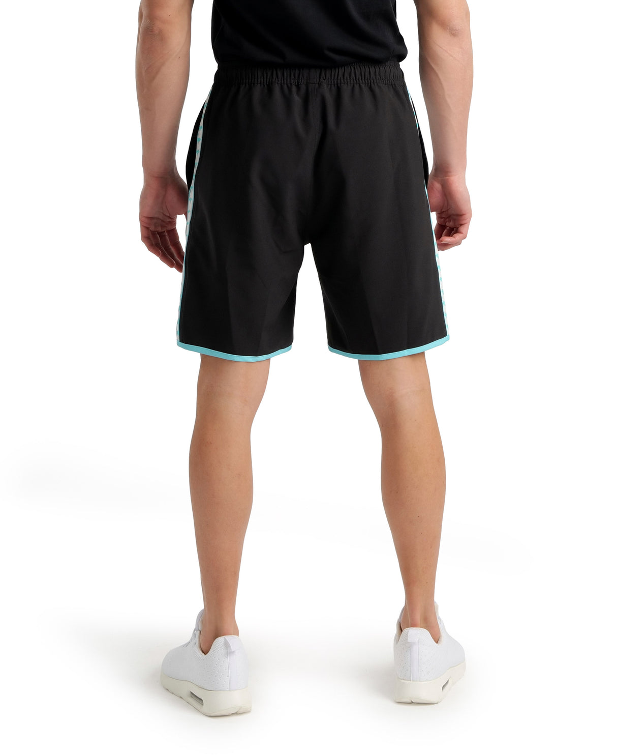 Arena Diamonds Bermuda Shorts - Black-White-Blue Diamond